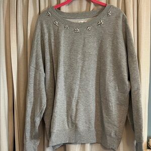 Maurice’s Embellished Gray Women's Sweater